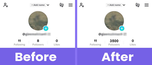 Free TikTok Followers Before & After Free TikTok Followers Before & After